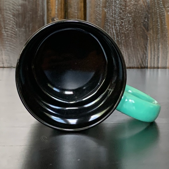 Hello Kitty 20oz Teal Green Halloween Mug - Jack O Lantern Stars Eyeballs - Picture 6 of 8